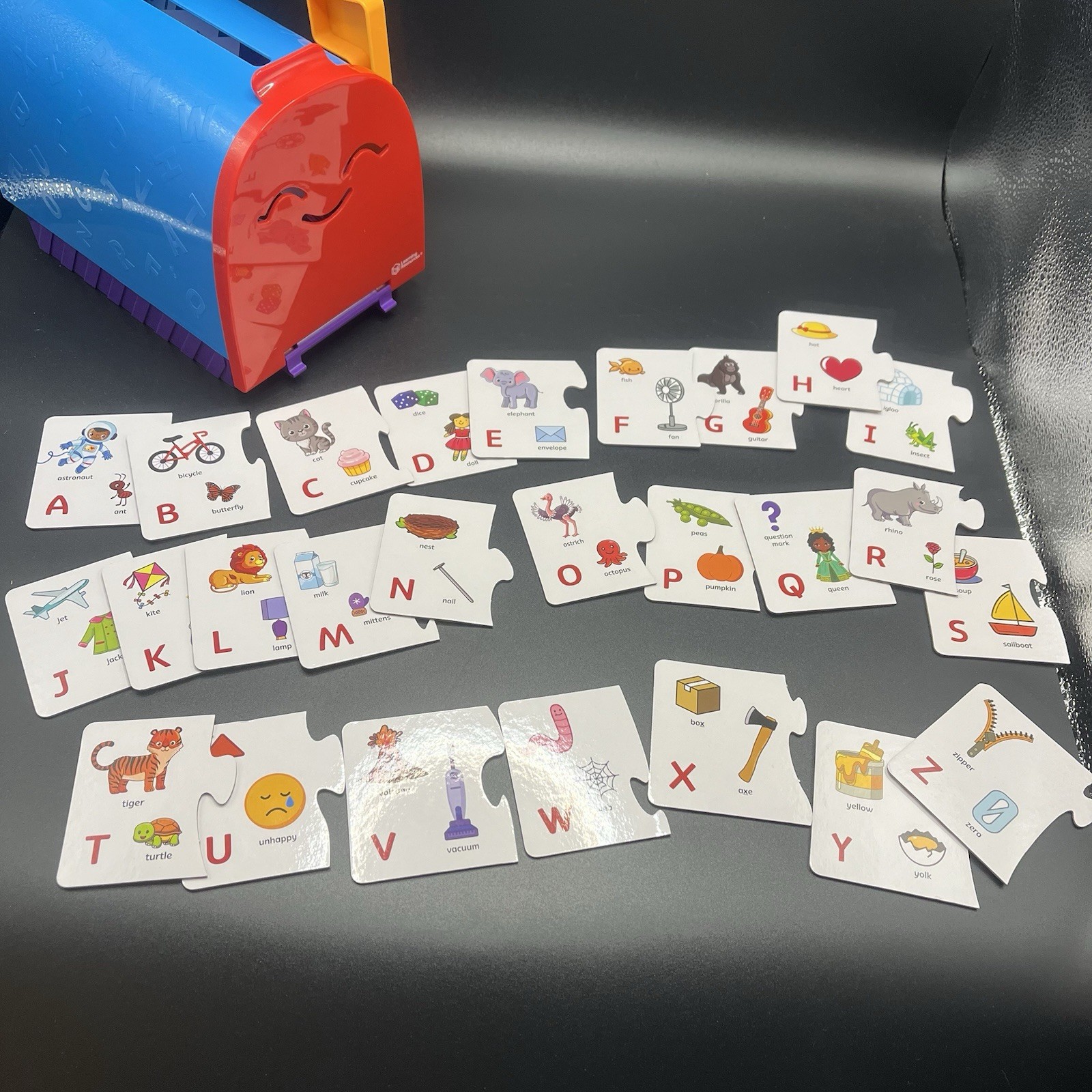 Learning Resources Alphabet Mailbox ABC Letter Puzzles Tracing Writing Preschool