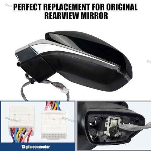13 Pin Left Mirror for Lexus RX 350 450h 2016-2022