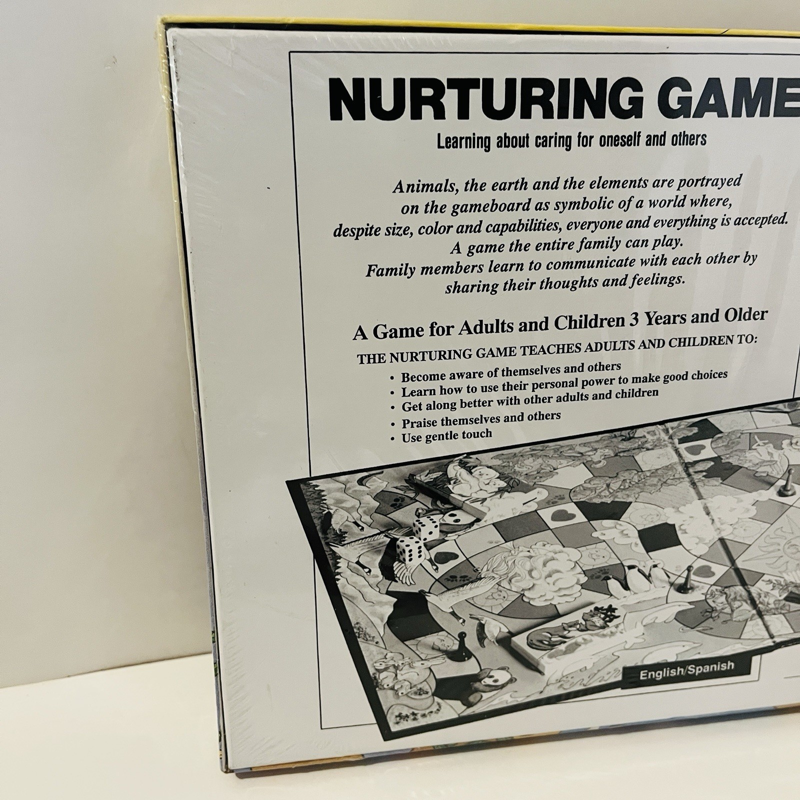 NURTURING GAME Learning About Caring For Others, English Spanish, 2020, Ages 3+