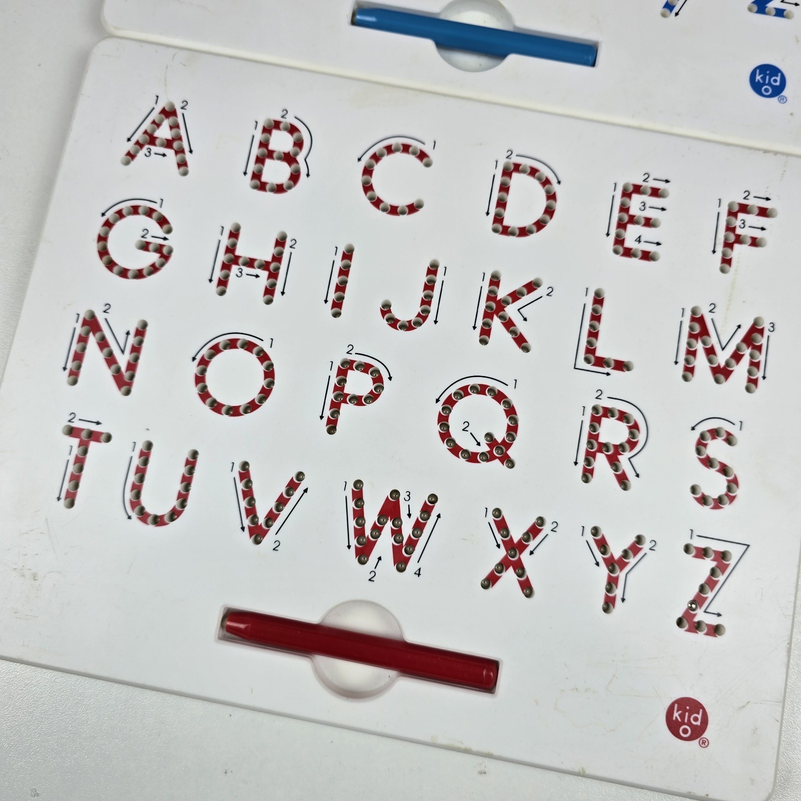 Kid O Alphabet Numbers Writing MAGNATAB A to Z Upper Case Letter Reusable