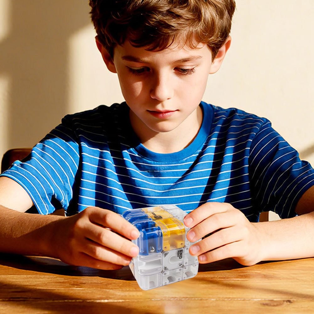 Maze Toy Roller Ball Education Toy Maze Cube For Classroom Party JQ