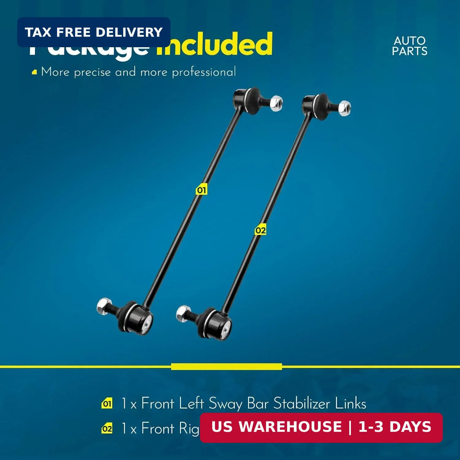 Front Sway Bar End Links for Ford EcoSport Fiesta Mazda 2 CX-3 Toyota Yaris iA
