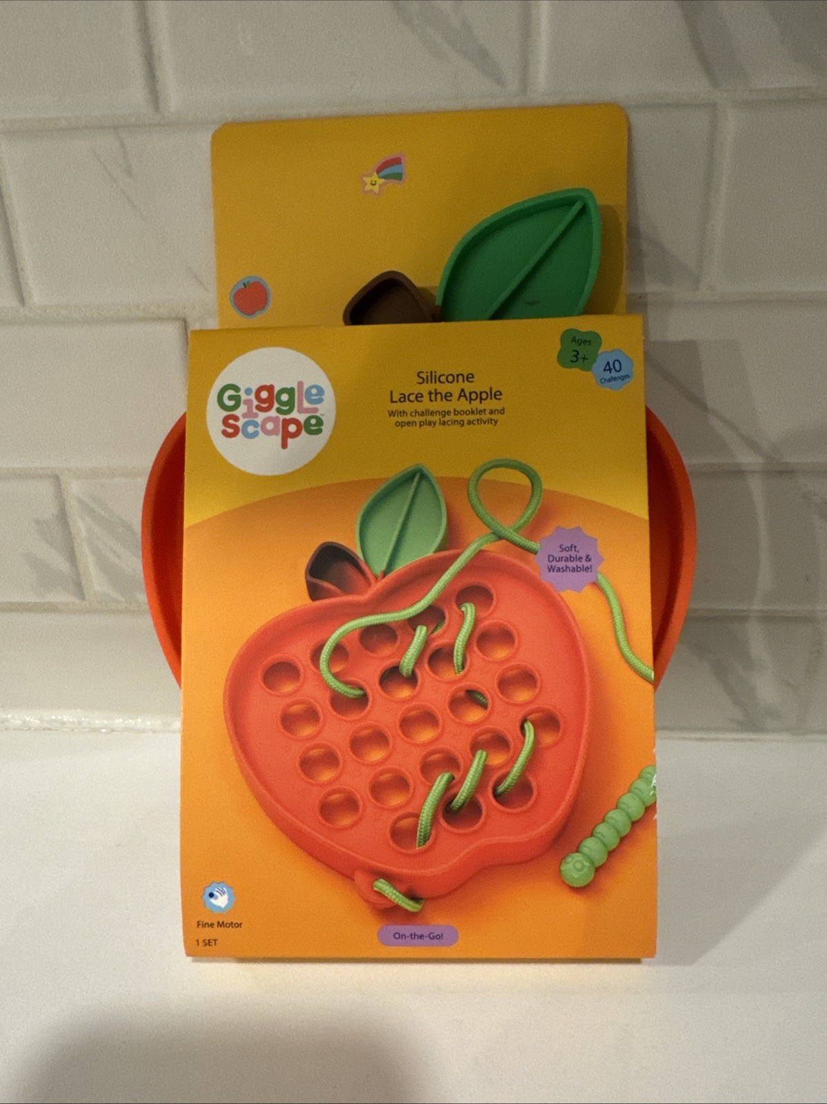 Gigglescape Silicone Lace the Apple 40 Challenges For Unisex Kids Age 3+