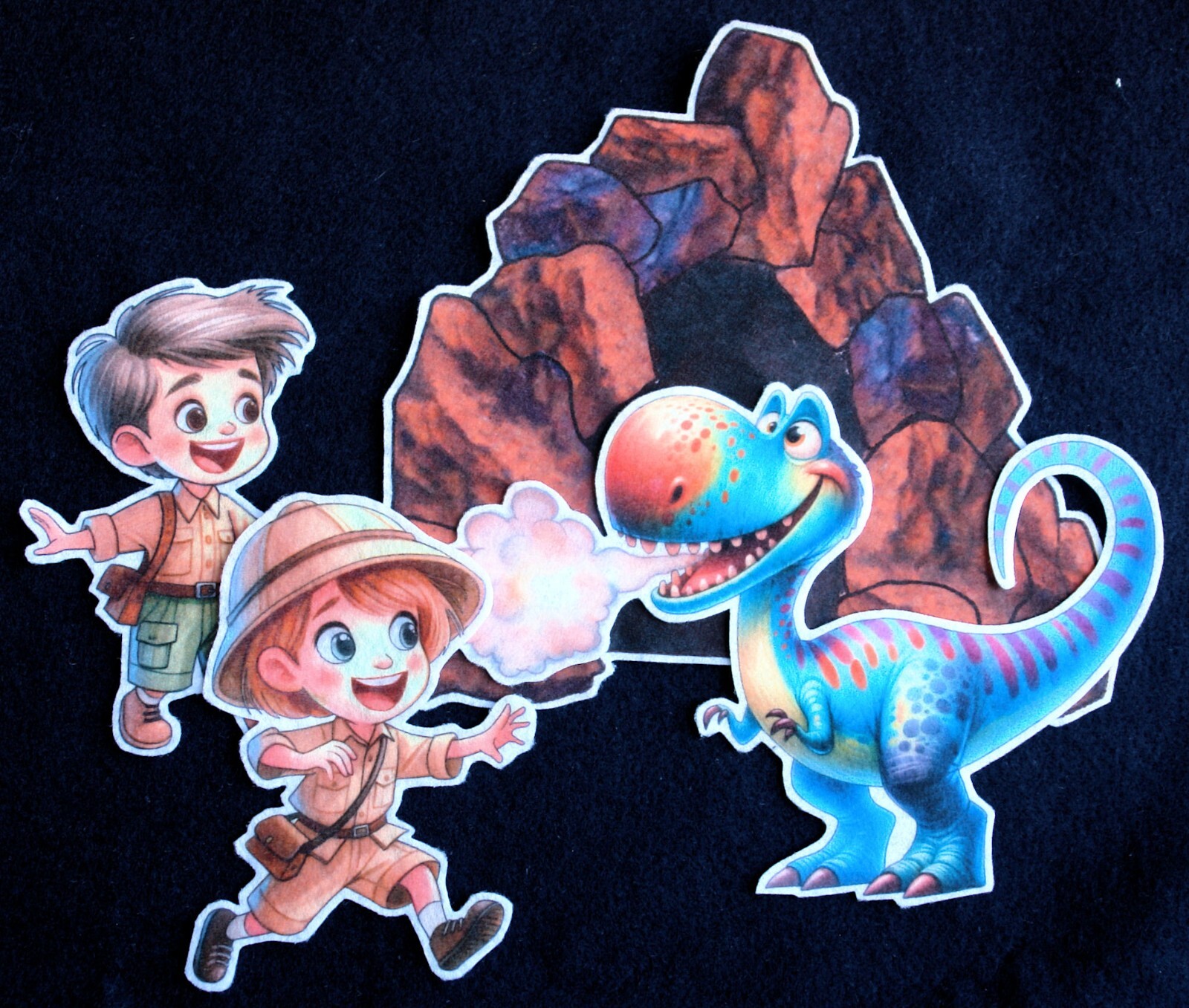 We’re Going on a Dinosaur Educational Activities Flannel Felt Board Story 12-pcs