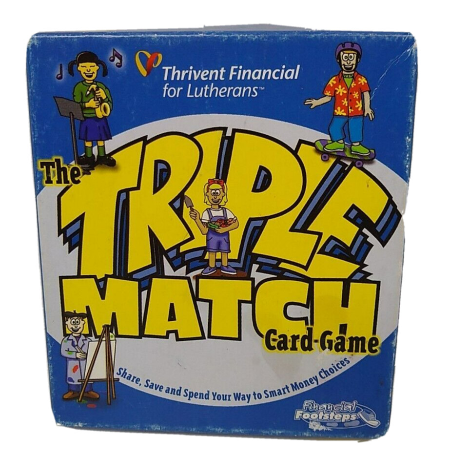Triple Match Card Game Share, Save and Spend Your Way to Smart Money Choices