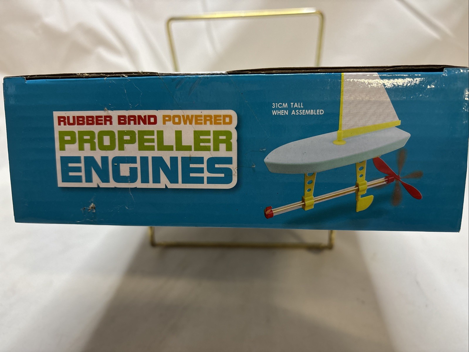Rubber Band Powered Propeller Engines DIY Kit Educational Learning Boat Jet Car