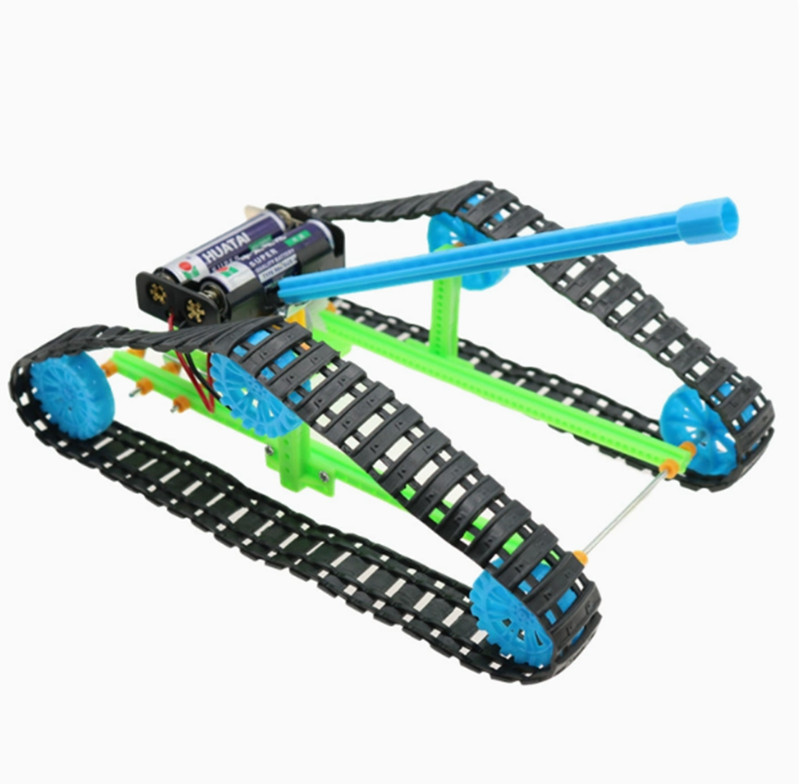 All-terrain Tracked Tank Toy DIY Kit Children Educational Self Assembly Project