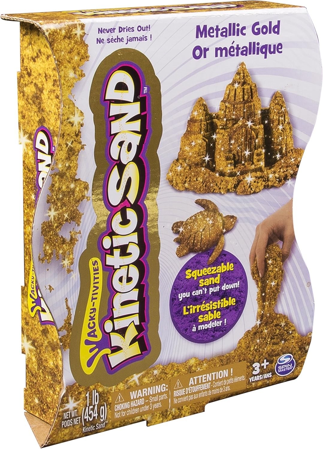 Wacky-Tivities KINETIC SAND 2 lbs NEVER DRIES OUT! Sand In Motion! Spin Master