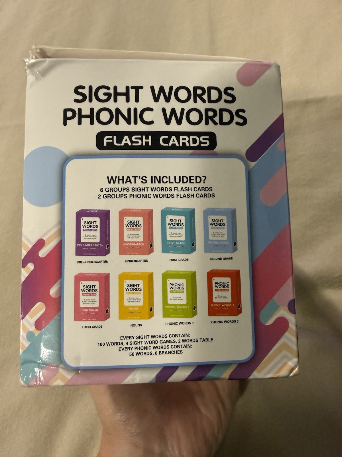 Auro Tops Sight And Phonic Words Flash Cards 712
