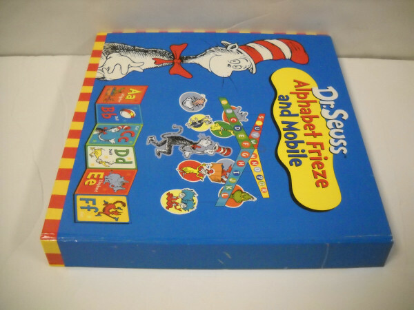 Dr. Seuss Laminated Alphabet Frieze And Mobile Brand New Cute Colorful Sturdy!