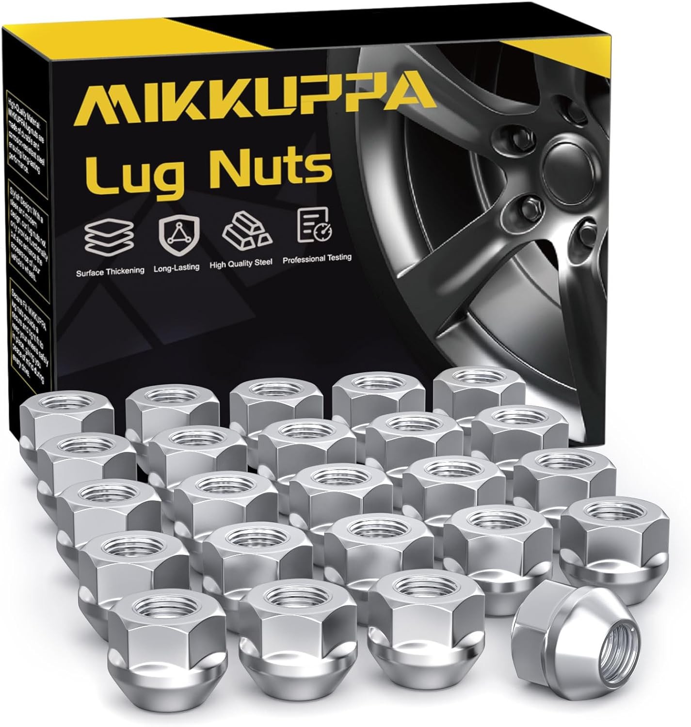 M14x2.0 Open End Lug Nuts for 2000-2014 Ford F150 – Heavy Duty Replacement