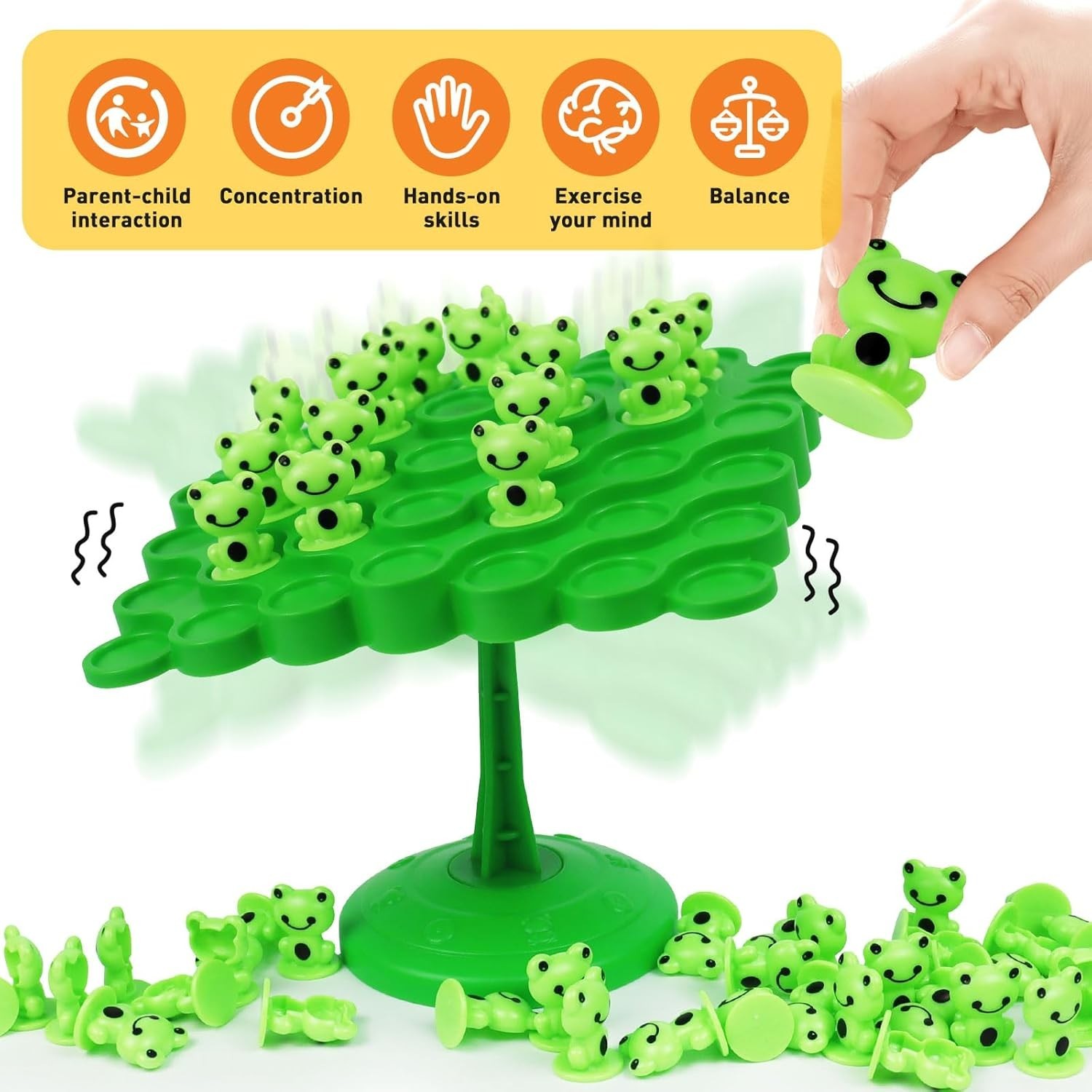 Frog Balance Game Toys,Balance Game Tree Two-Player Parent-Child Interactive …