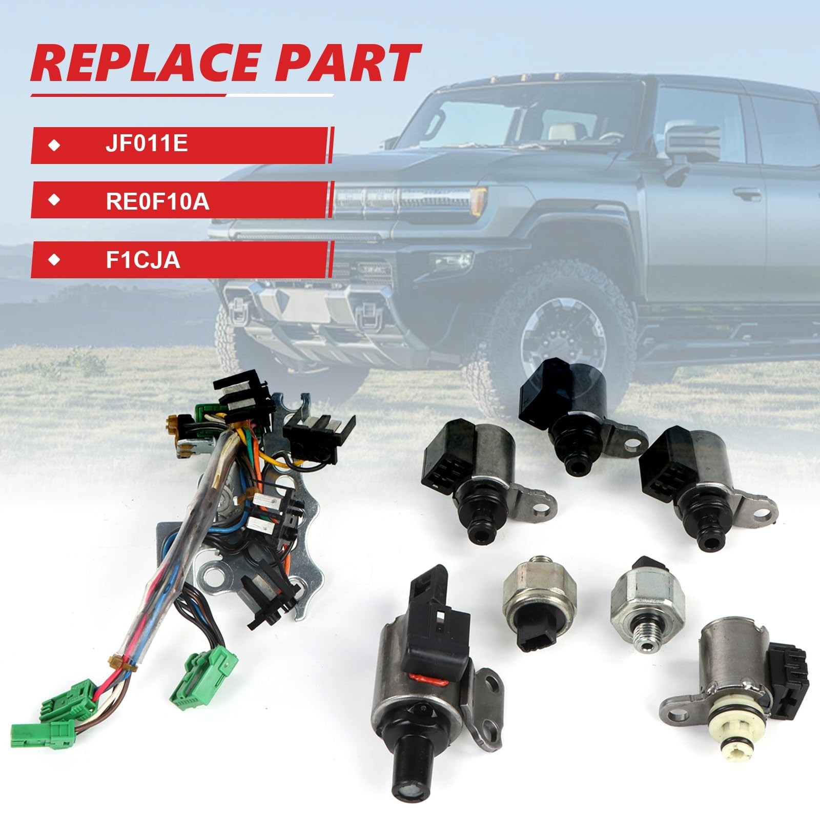F011E RE0F10A F1CJA Valve Body Solenoids Fits for Altima Sentra Auto Transmis…