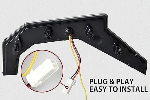 Turn Signal Fang Lights for RZR, Front Grill Lamps Turn Signal Grille Fang