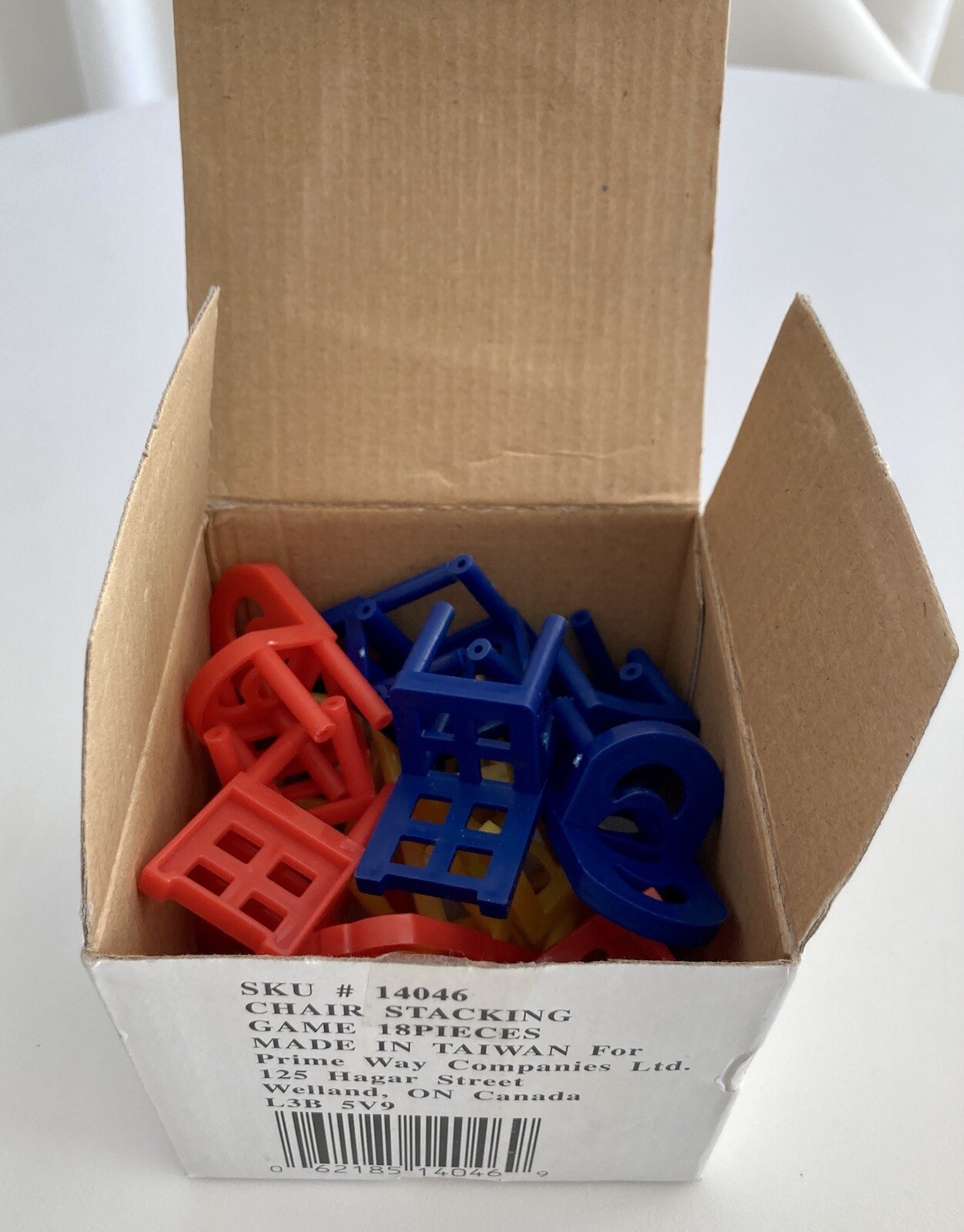 VTG STACKING CHAIR GAME Complete W/Instructions & Original Box