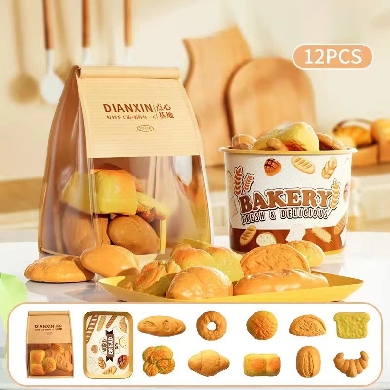 Kids Pretend Play Kitchen Food Dessert Cooking Toy Set Gift