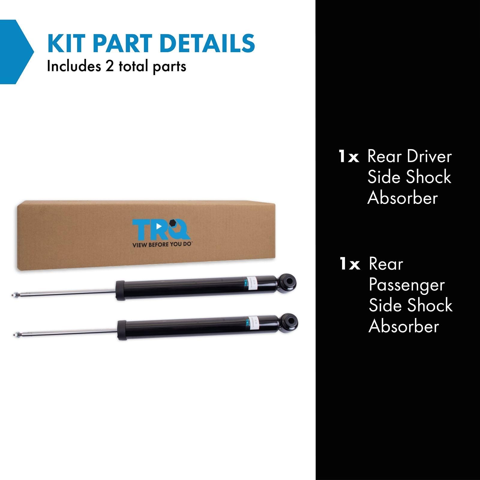TRQ 2 Piece Shock Absorber Set Compatible with 2015-2019 Mazda CX-5