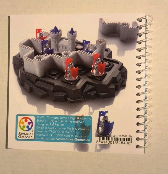 Walls & Warriors Logic Puzzle Smart Game Board Challenge Stem Single Player READ