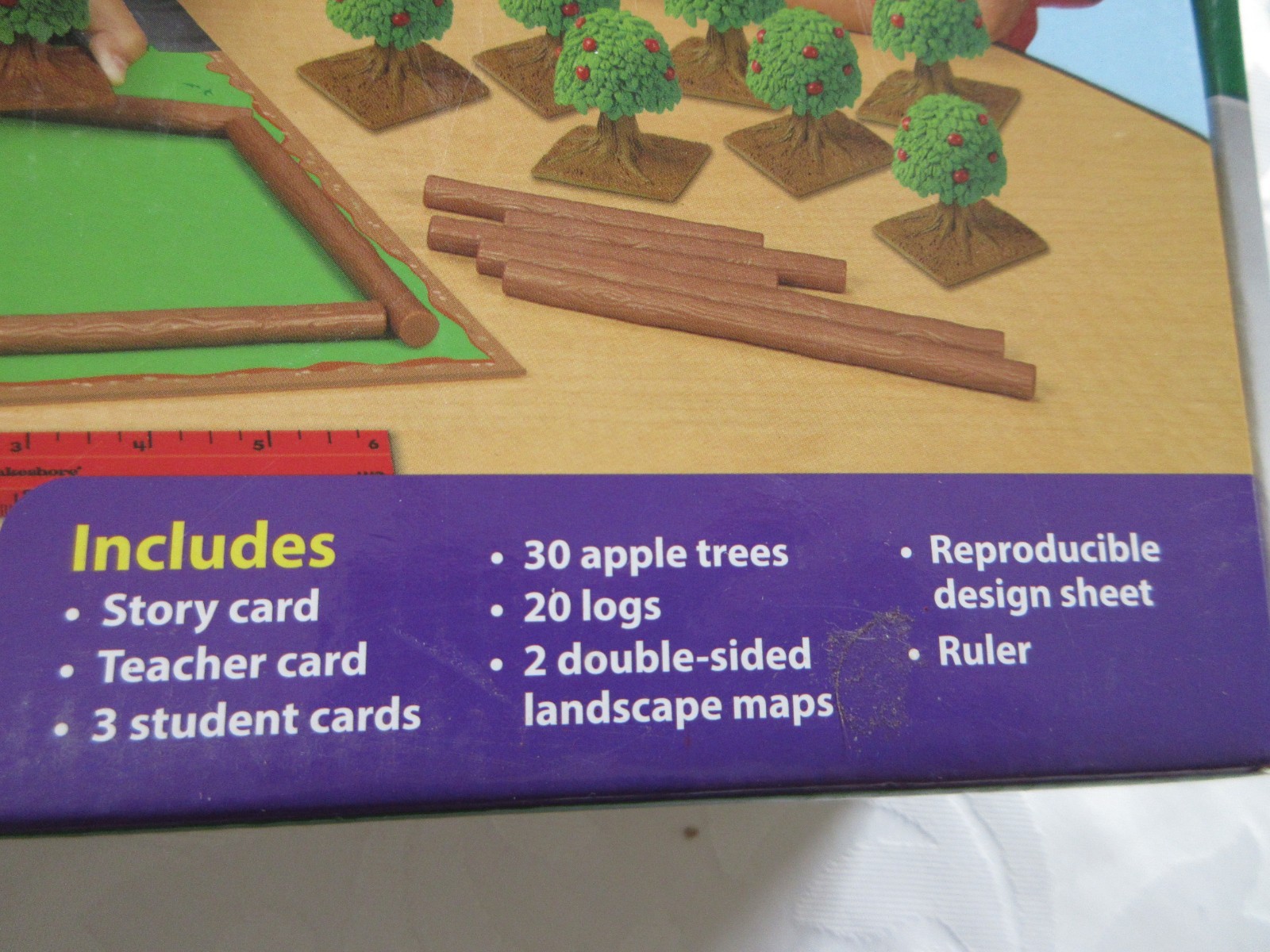 Lakeshore Stem Folk Tales Problem Solving Kit Johnny Appleseed, OPEN BOX NEW