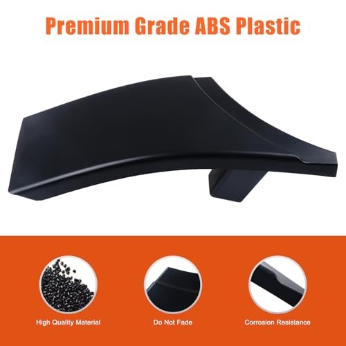 Front Bumper Grille Headlight Lower Filler Trim Compatible Matte Black (Left)