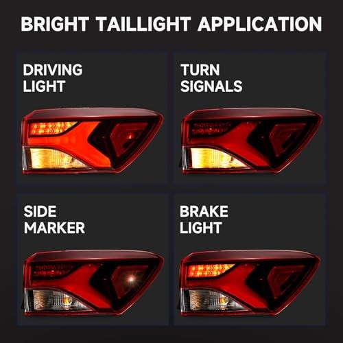 Tail Light Assembly Compatible with 2021-2023 Chevy LED-Right Passager Side