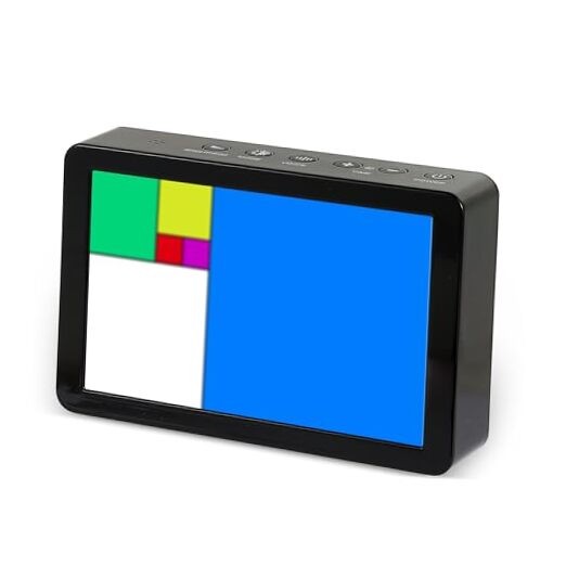 Fibonacci Clock, Unique Math Clock with Mathematical Expressions, Small Black