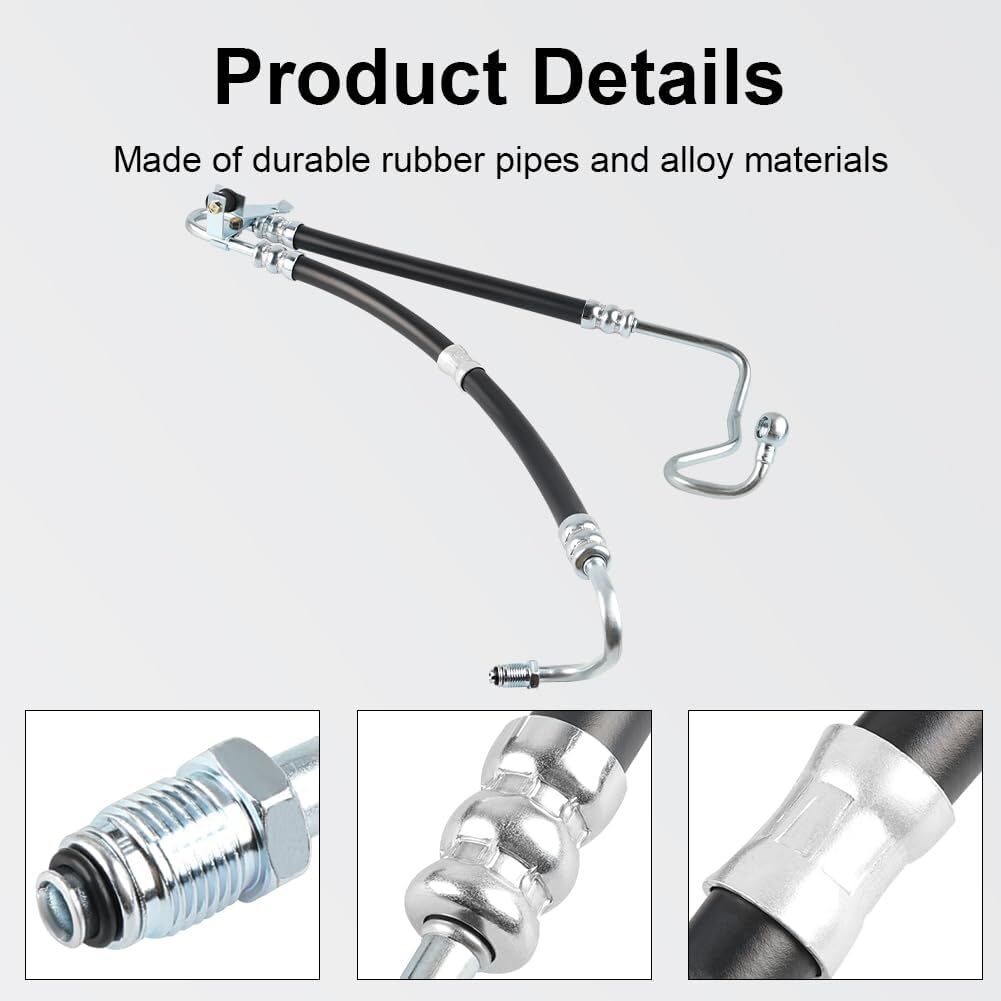 Power Steering Pressure Hose Compatible with BMW 320I 325I 330I 2002 2003 2004