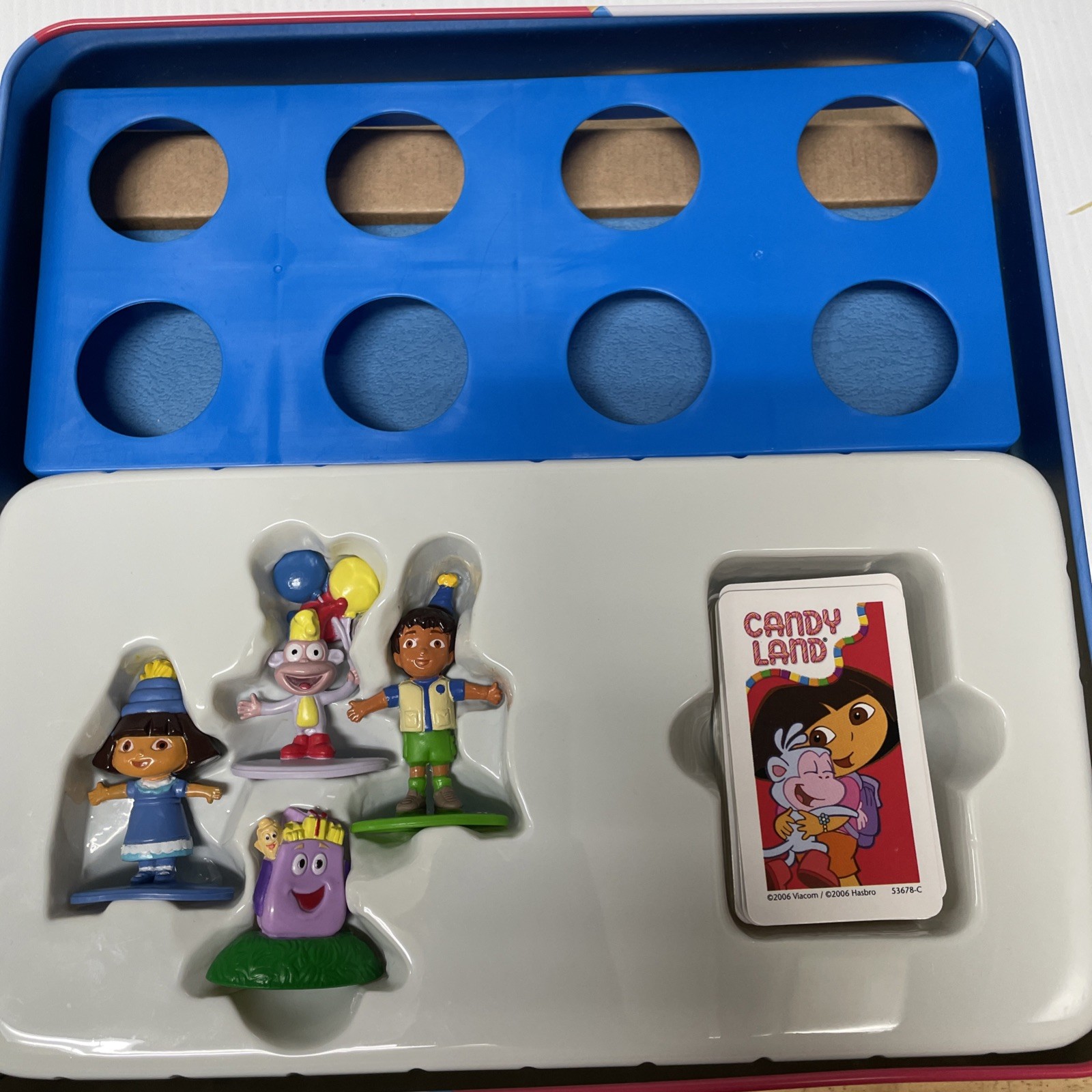 Candy Land Nick Jr. Dora the Explorer Collector’s Tin Edition Plus Memory Game