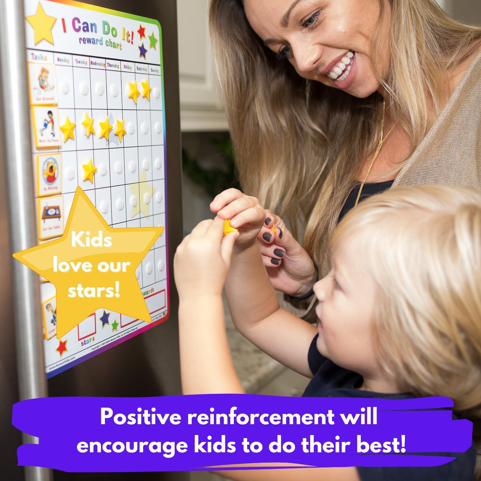 I Can Do It reward chart, Chore, behavior, incentive, potty, star chart for kids