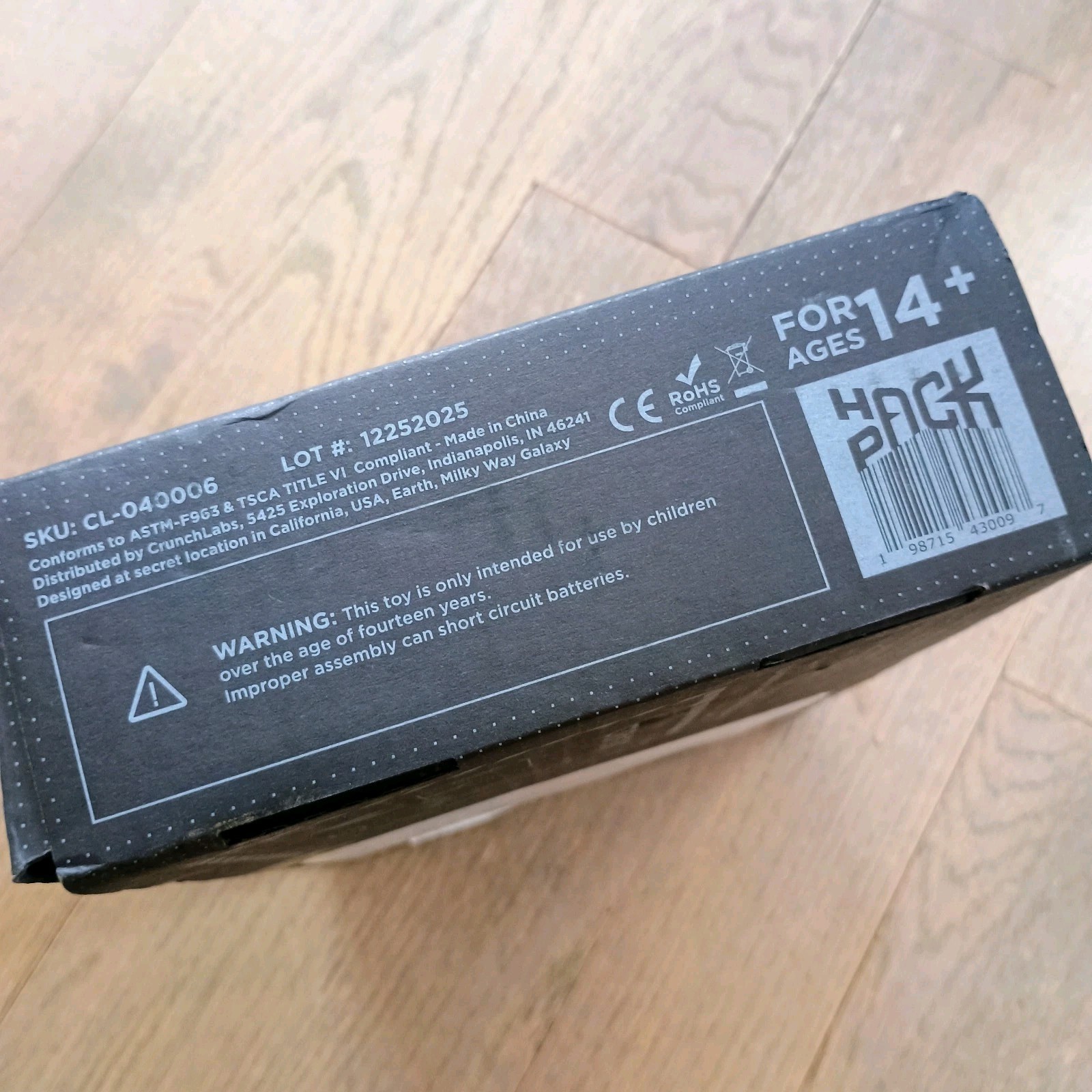 Crunch Labs Hack Pack Laser Tag Mark Rober 005 sealed box NEW STEM Kids Kit