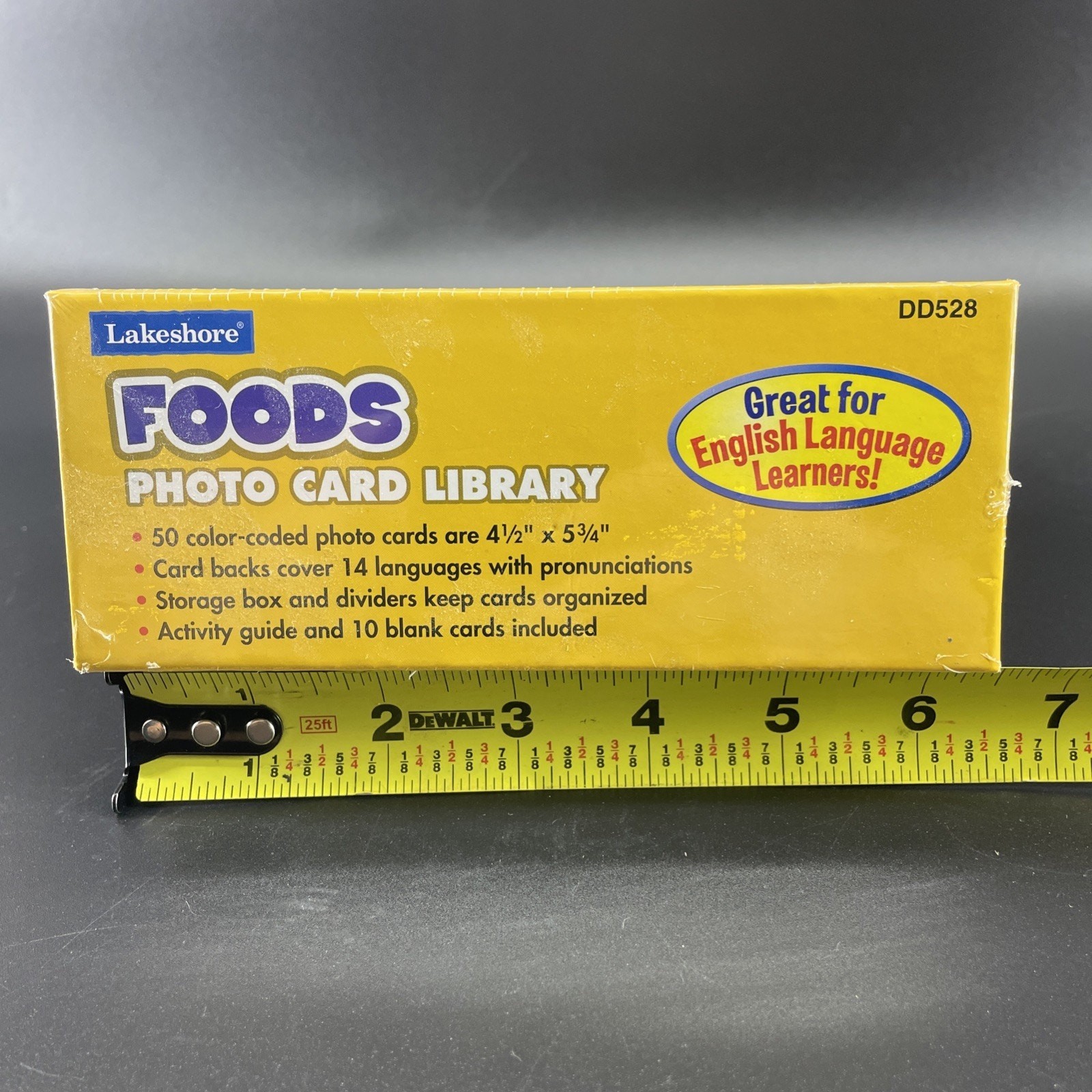 Lakeshore Foods Photo Card Library Ages 3+ 14 Languages 5 Categories Educational