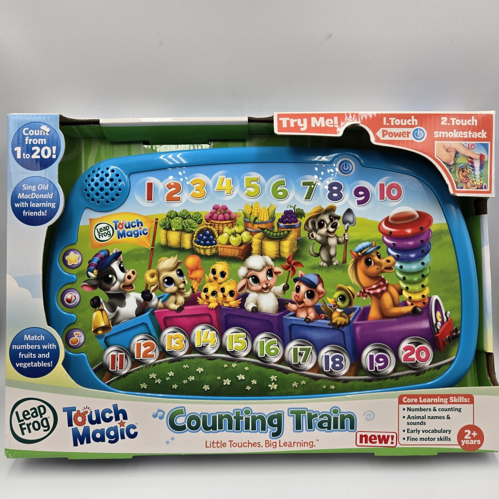 New LeapFrog Magic Touch Counting Train Interactive Learning Toy Leap Frog VTG