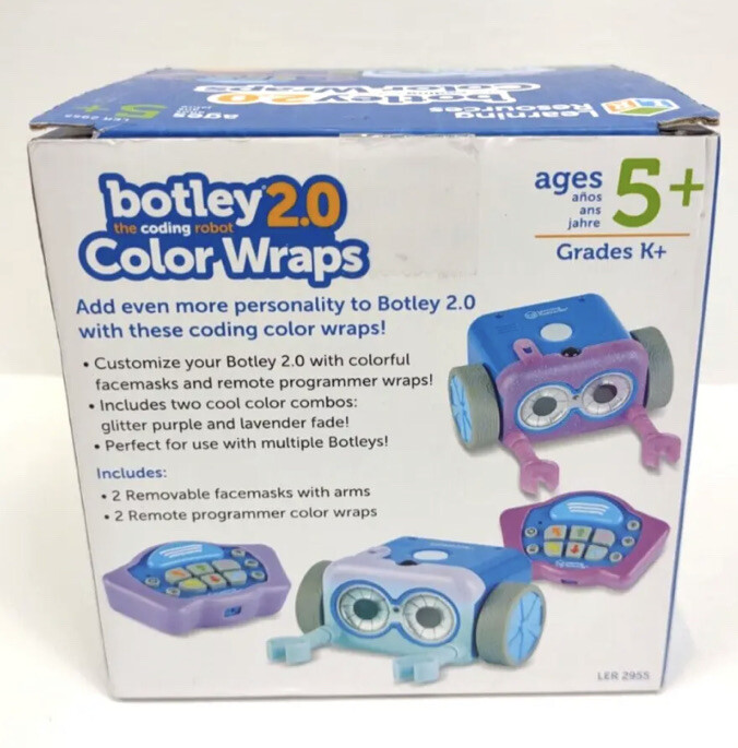 Learning Resources 2955 Botley 2.0 Color Wraps Purple Pack – New