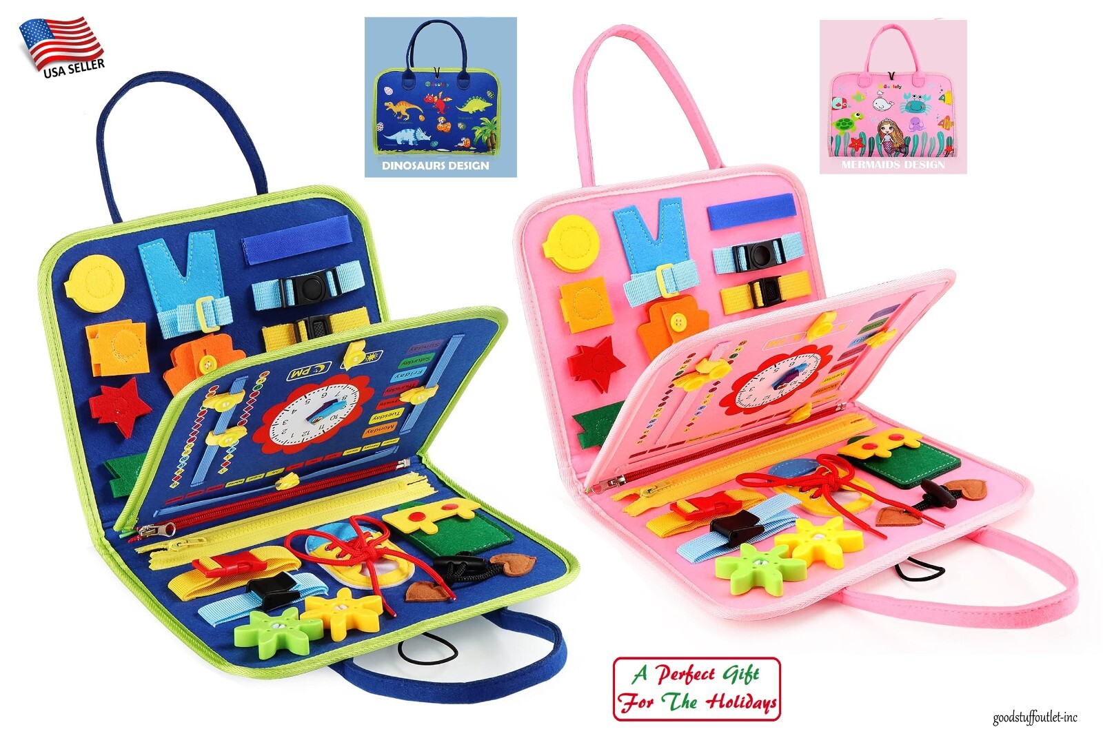 Activity Sensory Learning Toy Montessori Board, Preschool Kids Toys. Ship Fast!