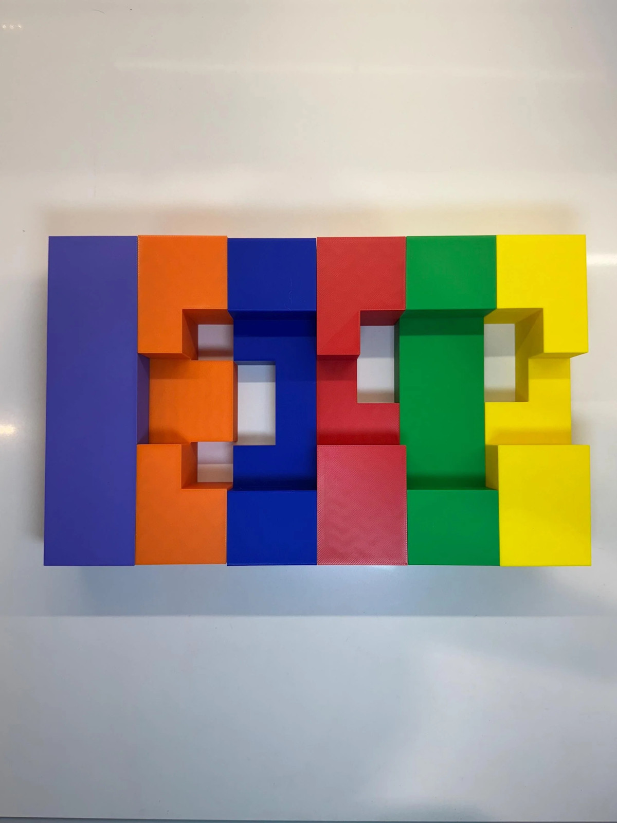 6 Piece Burr Puzzle – Teachers, Students & Home Décor – Unique Art Piece