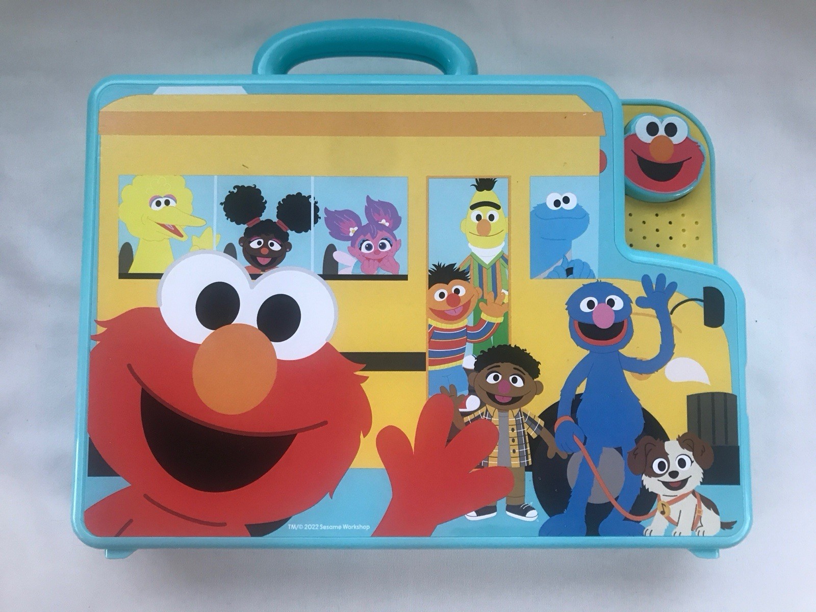 2023 Sesame St Elmo’s Learning Letters Bus Activity Board – Tested Batteries Inc