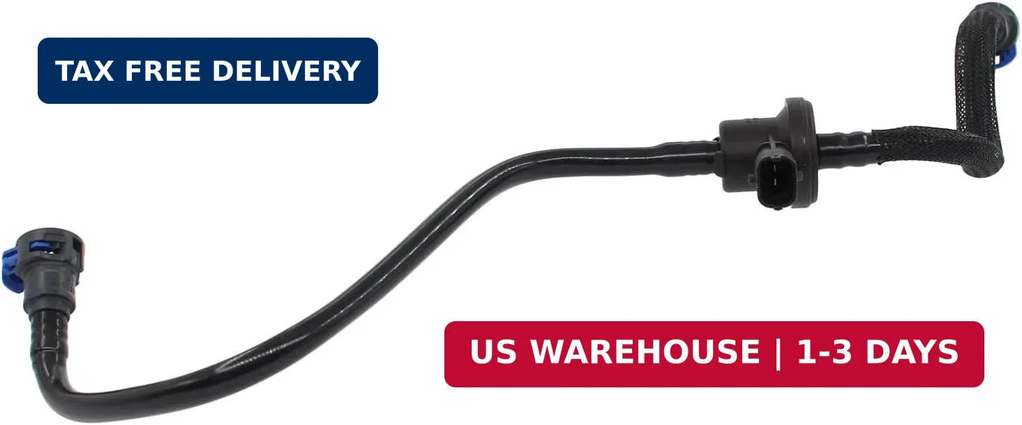 MOTOKU EVAP Vapor Canister Purge Valve Solenoid with Hose for Ford Focus FWD 2.0