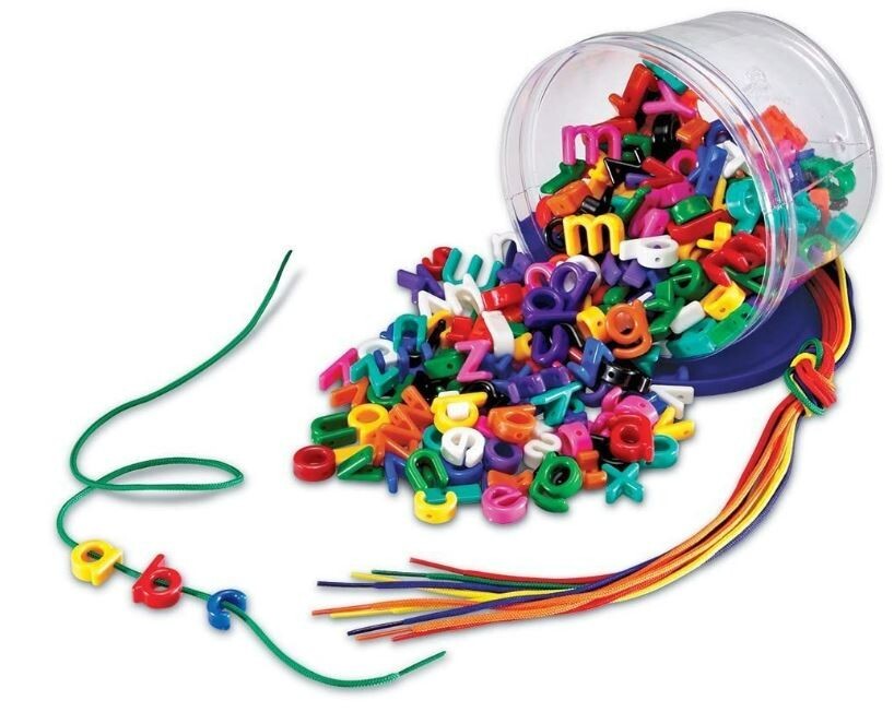 Learning Resources Lowercase Lacing Alphabet Tub