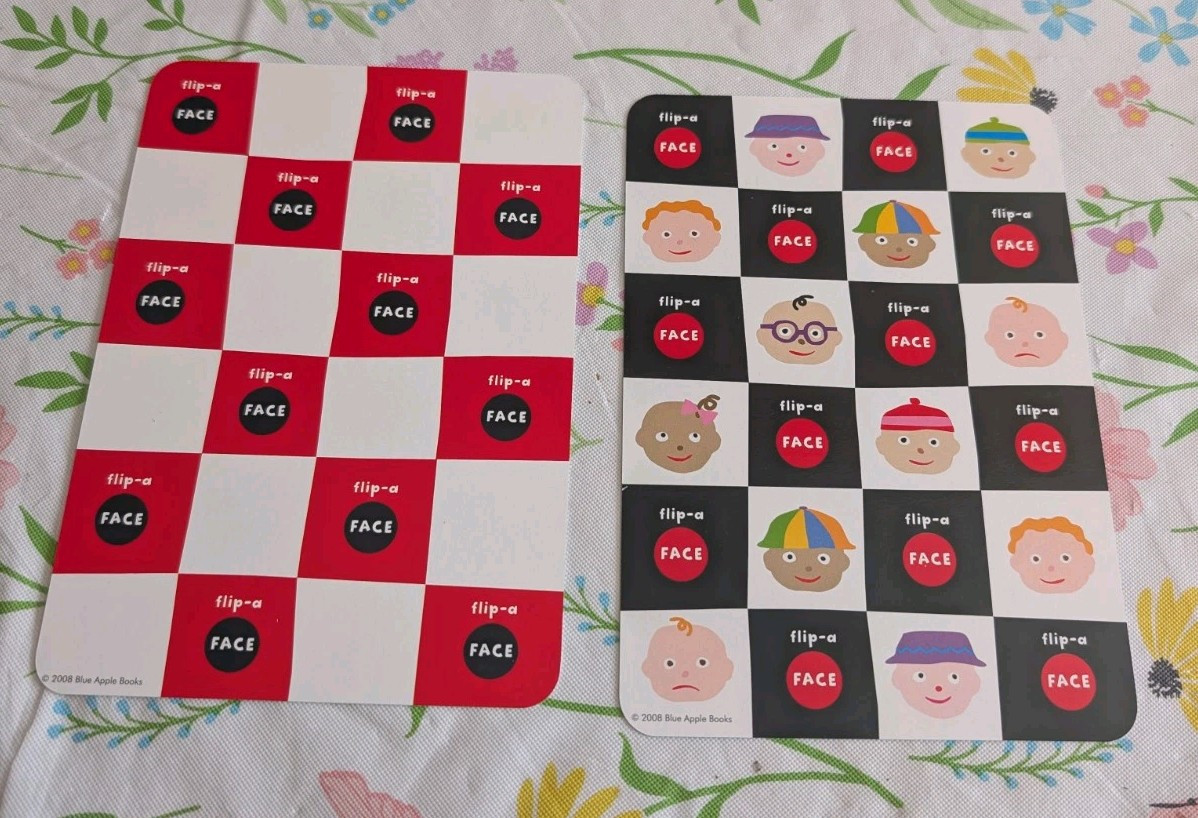 FLIP-A-FACE CARDS: Same? Different? New Cards 7×5 in Box
