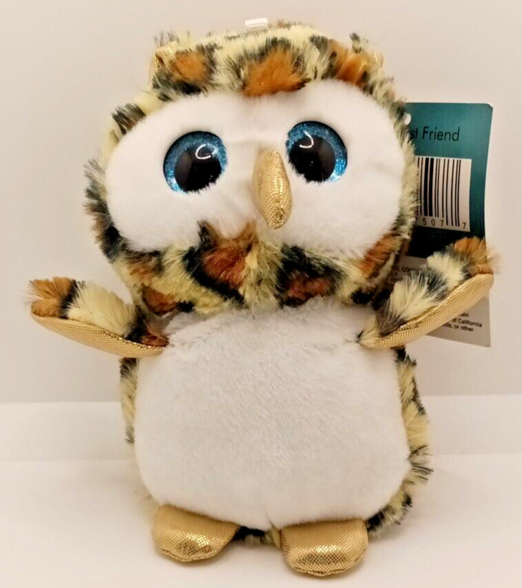Forest Friends Plush 6in Set Of 3 Animals: Pegasus, Owl, & Kitty Stuffed Animal