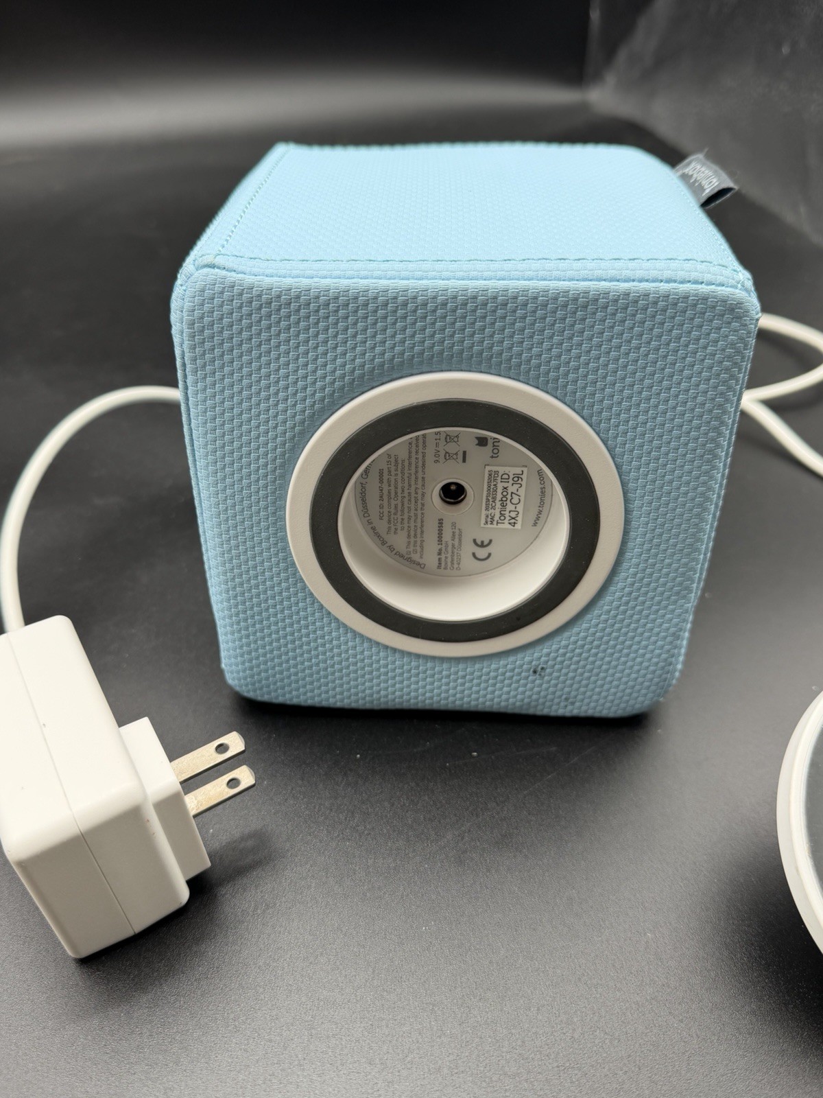 Tonies Toniebox Audio Box Player Blue W/AC Adapter Rare Star Belly Creative