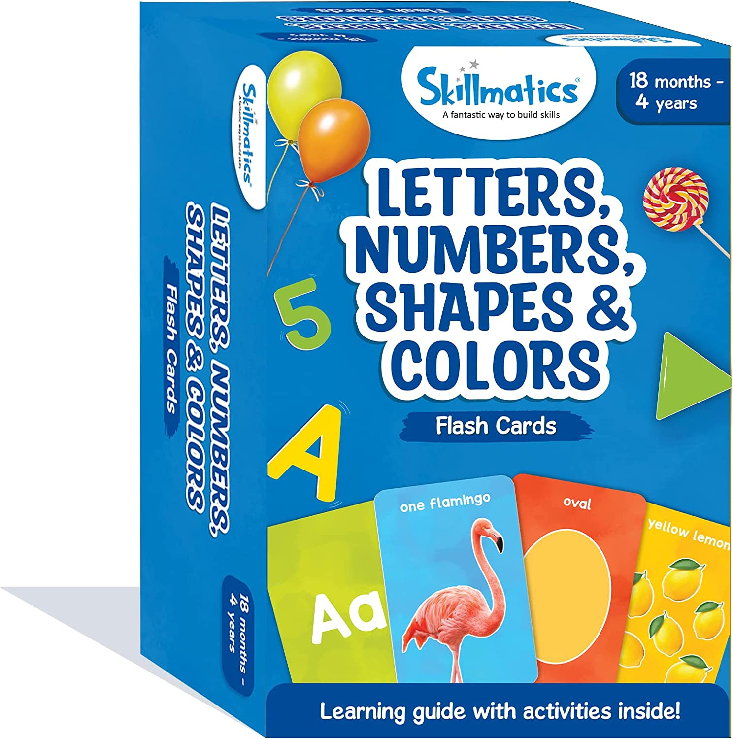 Thick Flash Cards for Toddlers : Letters, Numbers, Shapes & Colors