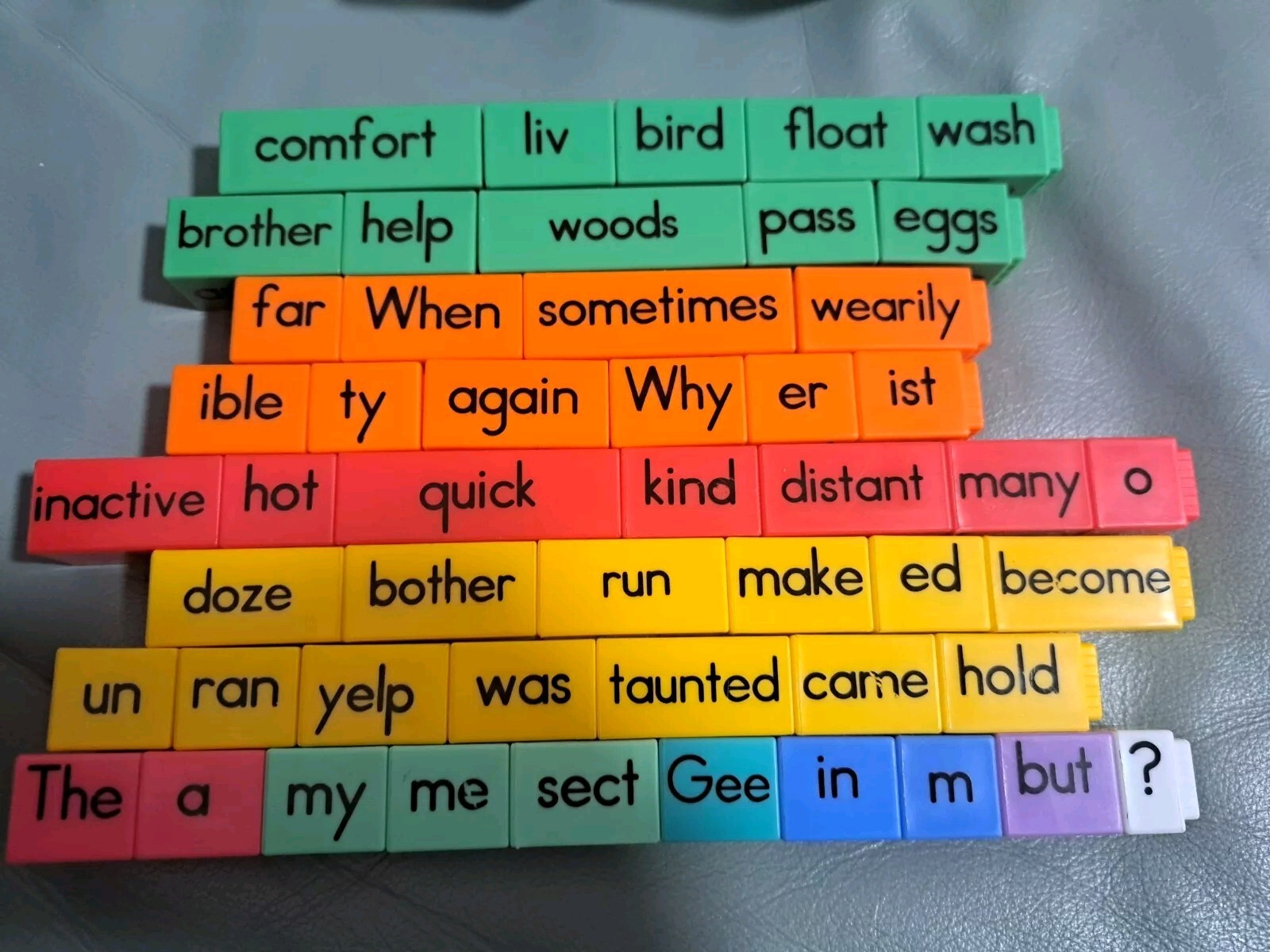 ETA Cuisenaire Reading Rods Sentence Construction Kit – ETA-60016
