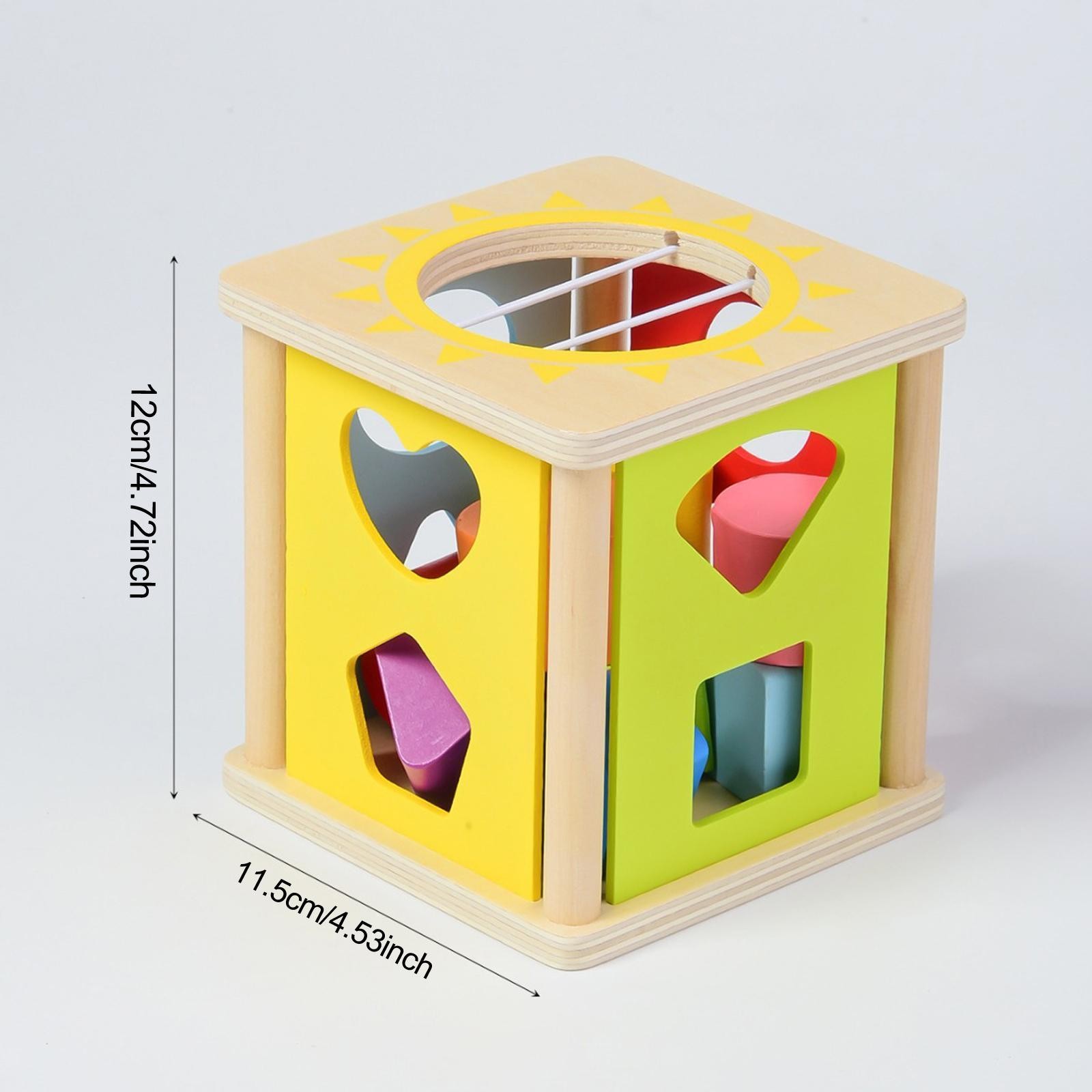 Shape Sorter Toys Sensory Toy Fun Creativity Color Shape Sorting Matching Game