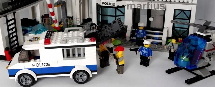 NEW Jubiux Police Public Order C9698A Kids Block Building Educational 3D Puzzle