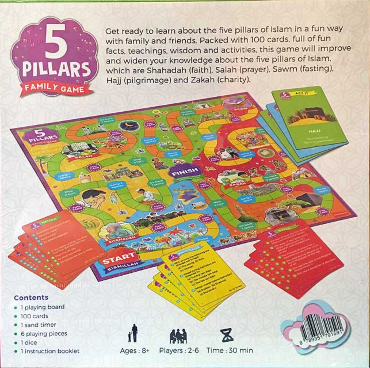 Board Game: 5 Pillars Family Game