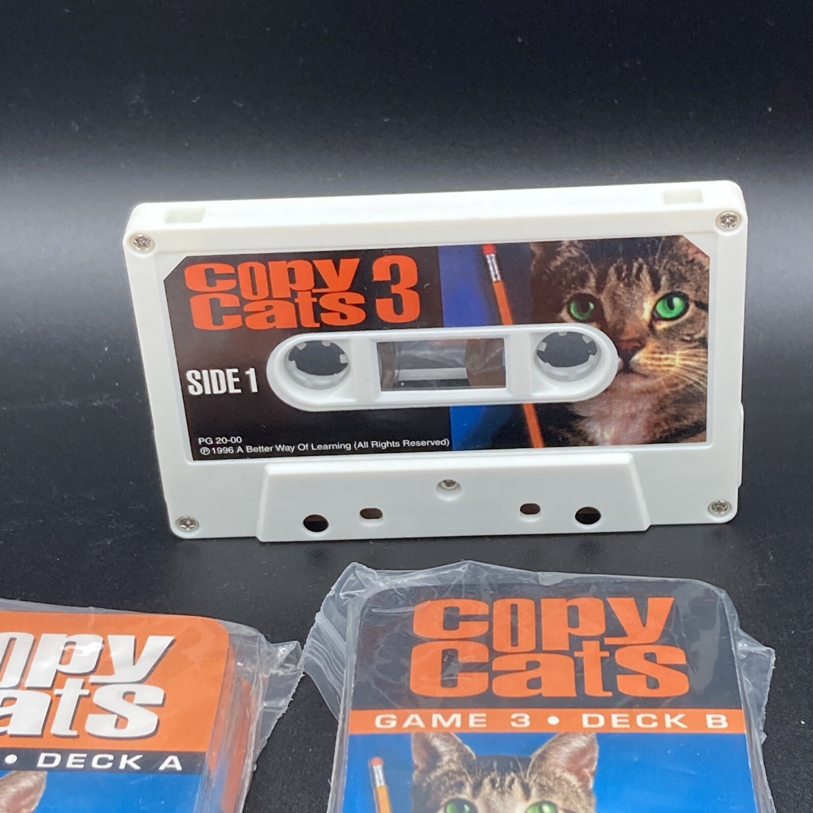 The Phonics Game Replacement Cards and Cassette Game 3 Copy Cats