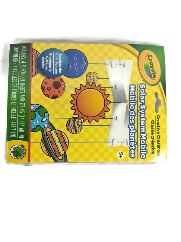 Crayola Solar System Mobile Creative Classroom Space Art Craft Project Ages 5+