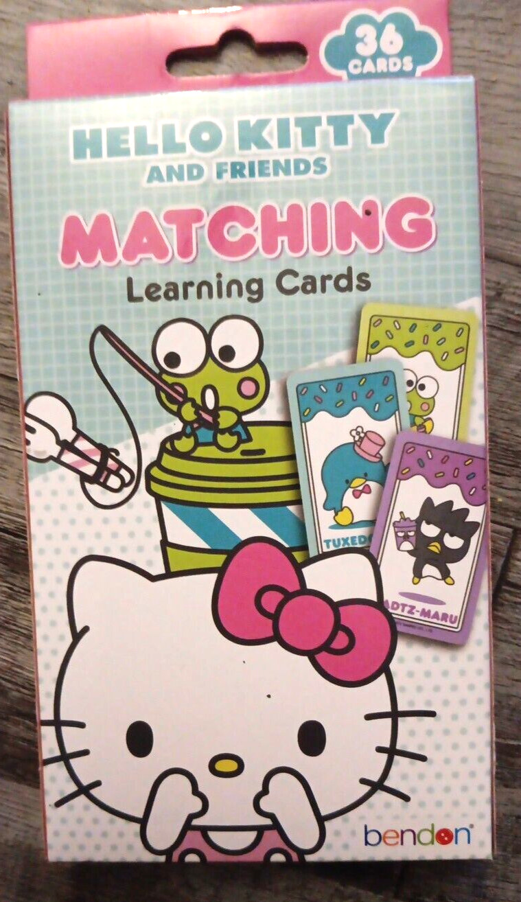 Hello Kitty and Friends Matching Learning Cards – Fun Matching Concepts Game!