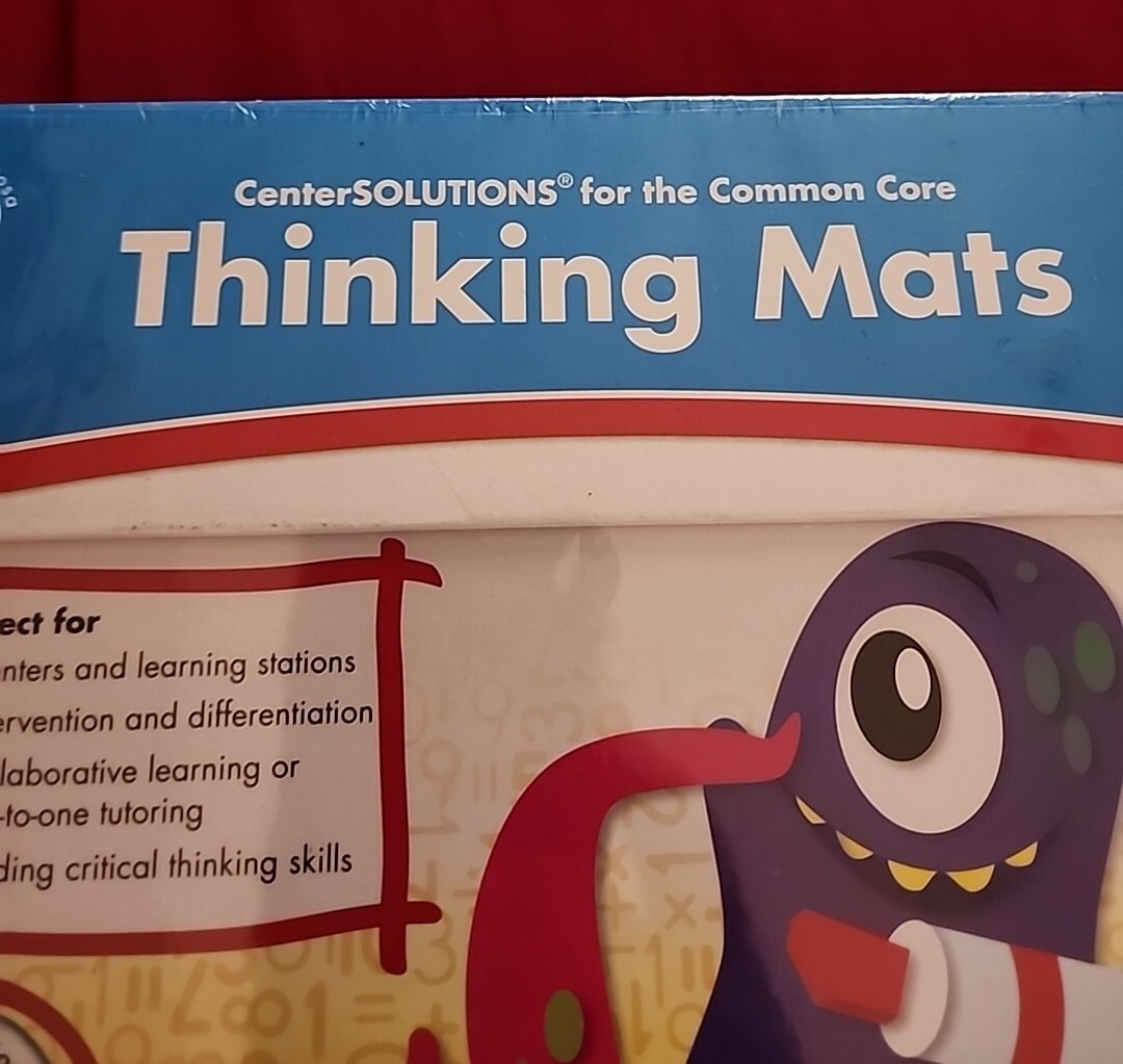 Center Solutions Common Core Thinking Mats Grade 5 Math Carson-Dellosa Education